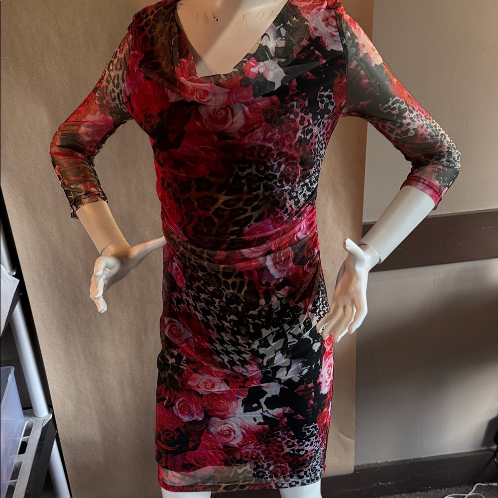 Joseph Ribkoff elegant multi color elegant dress